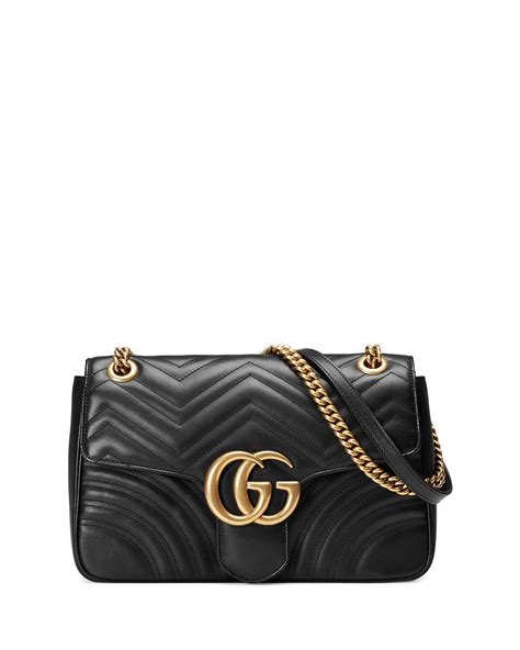 gucci gg marmont 11 x 7 x 3 black|Gucci Marmont 2.0 crossbody.